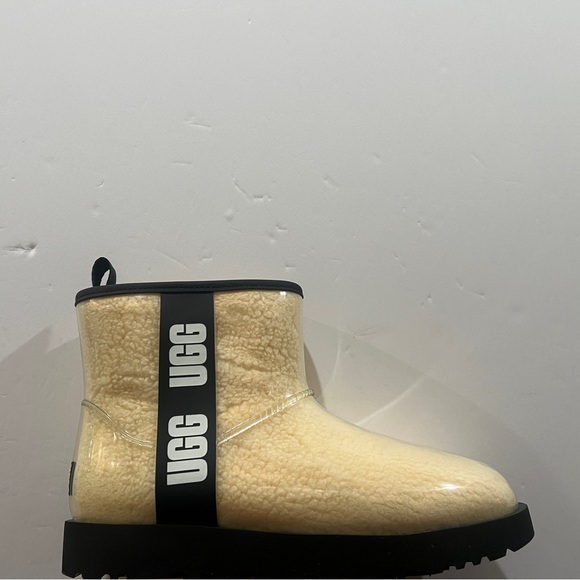 Ugg, Women, Classic Clear Mini, 1113190, Cream & Black - Picture 9 of 13